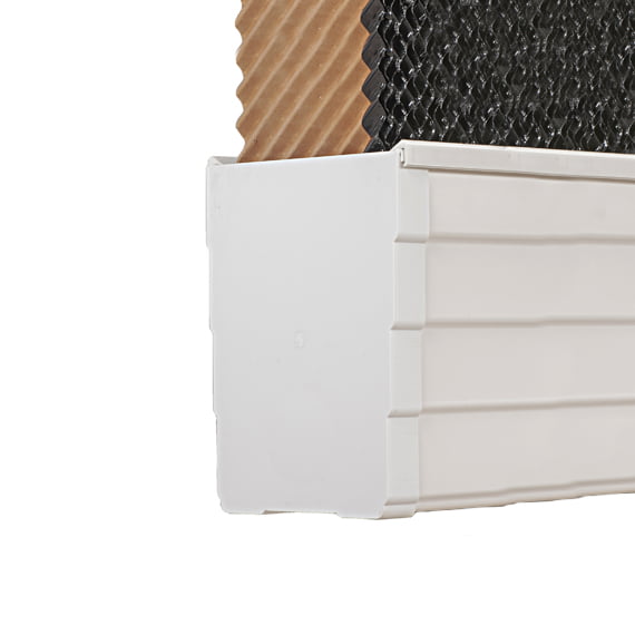 PVC Plastik Çerçeve  Alt Oluk Yan Kapak